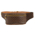 CELINE M11 Macadam Bum Bag Brown