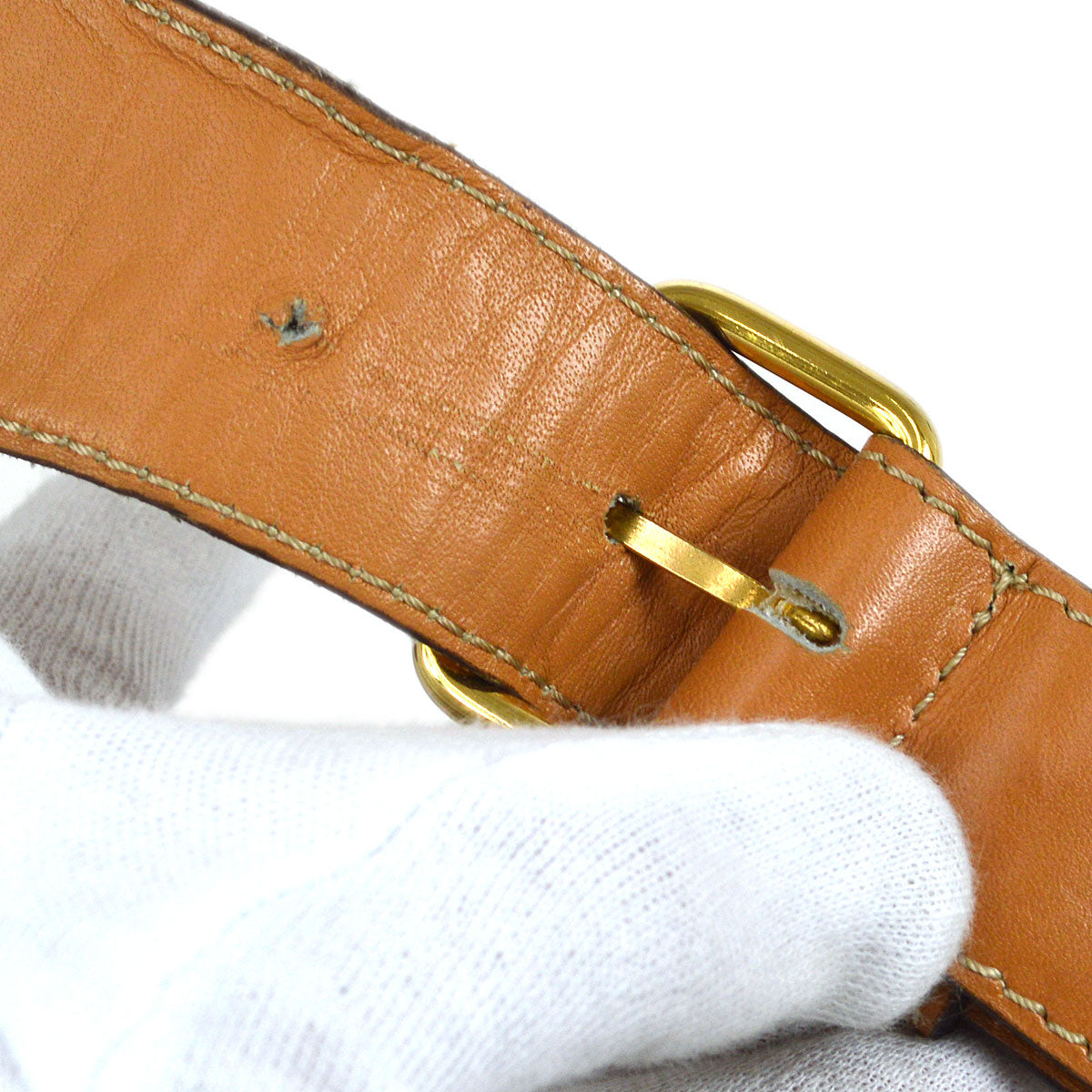 CELINE M11 Macadam Bum Bag Brown