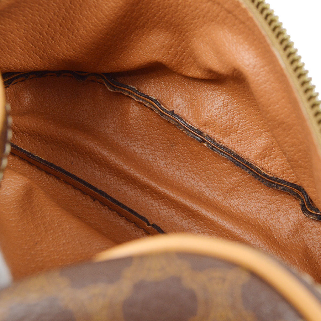 CELINE M11 Macadam Bum Bag Brown