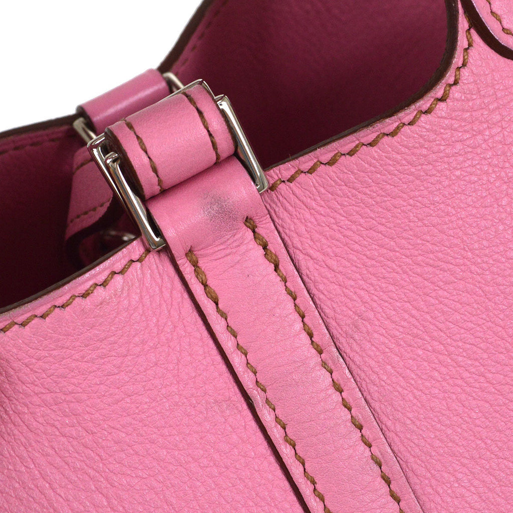 HERMES * 2010 Picotin Lock 12 Pink Veau Swift
