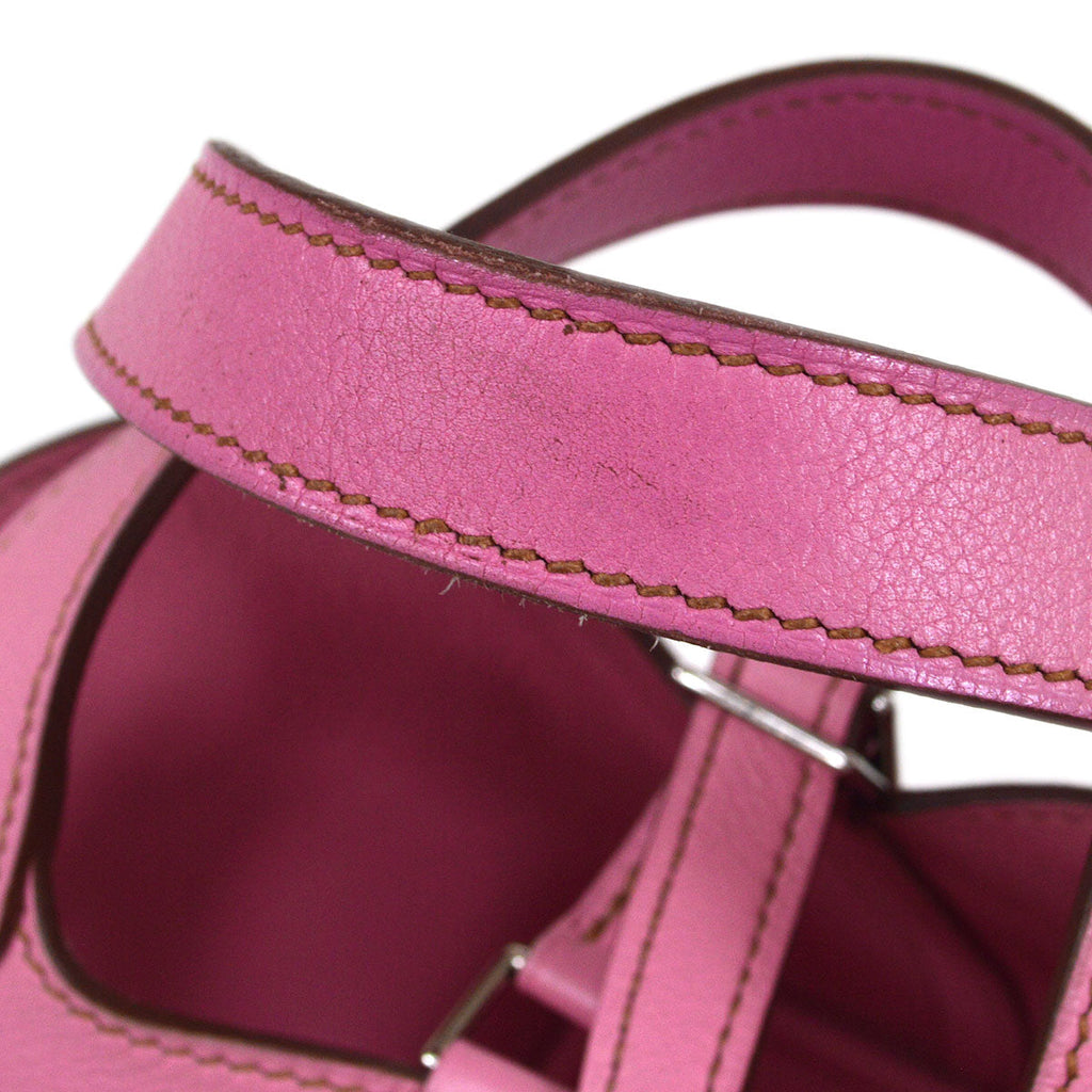 HERMES * 2010 Picotin Lock 12 Pink Veau Swift