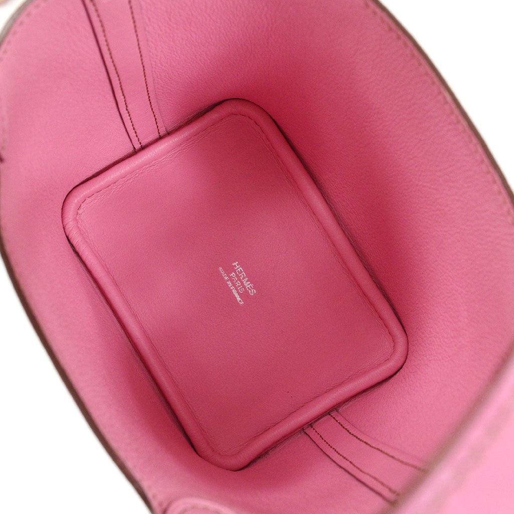 HERMES * 2010 Picotin Lock 12 Pink Veau Swift