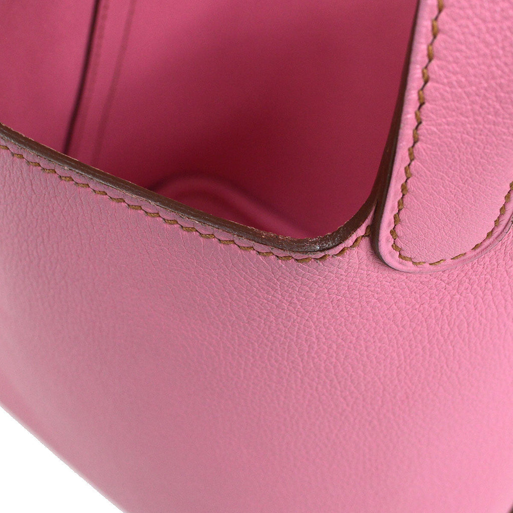 HERMES * 2010 Picotin Lock 12 Pink Veau Swift