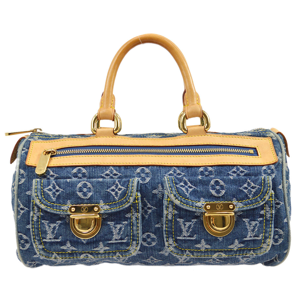 LOUIS VUITTON NEO SPEEDY HAND BAG MONOGRAM DENIM