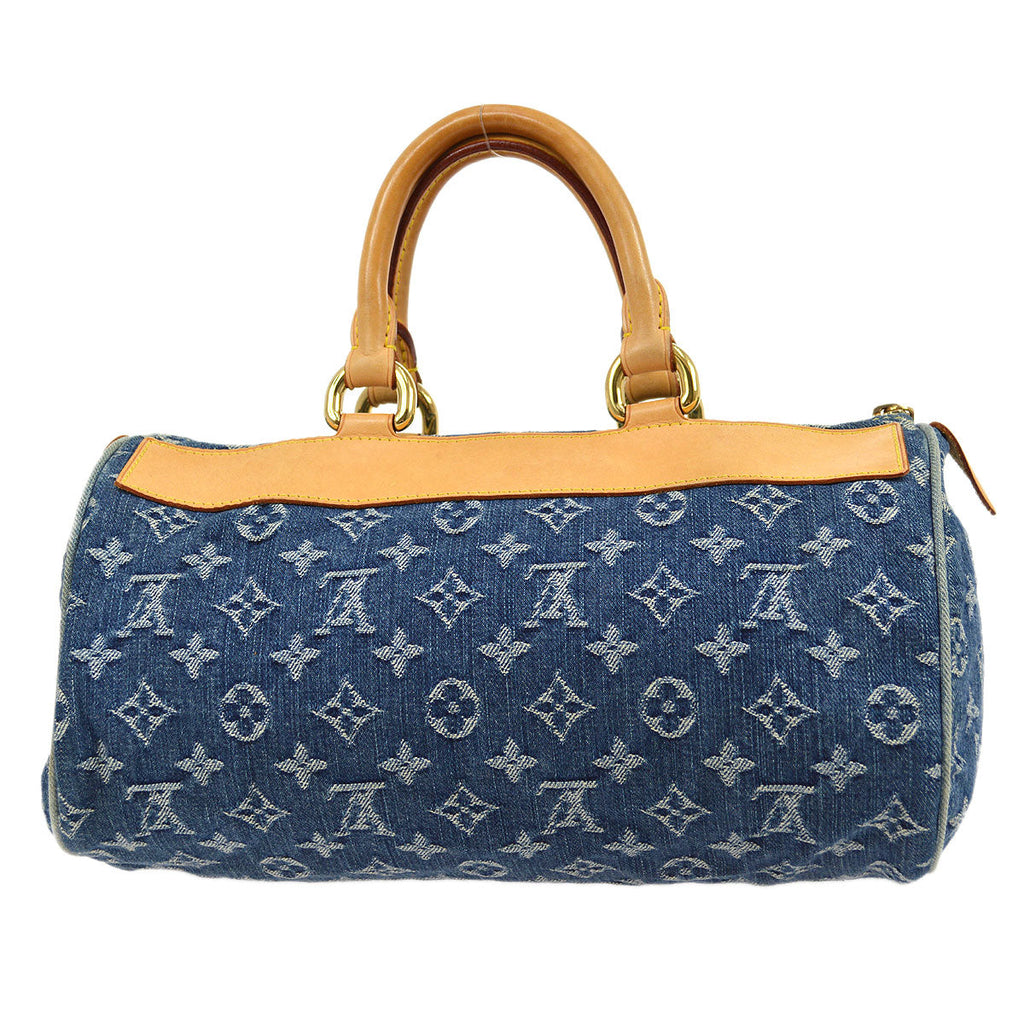 LOUIS VUITTON NEO SPEEDY HAND BAG MONOGRAM DENIM