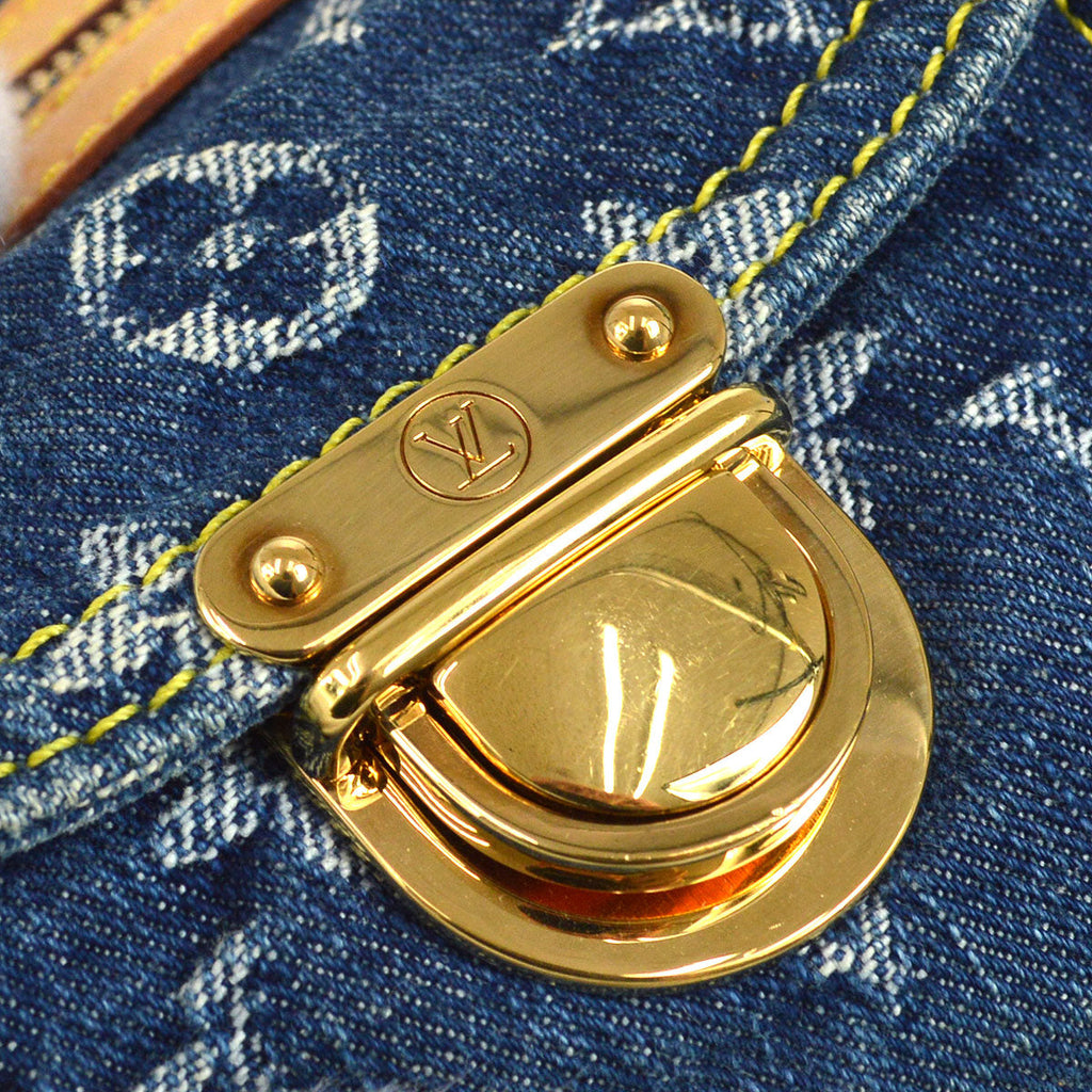 LOUIS VUITTON NEO SPEEDY HAND BAG MONOGRAM DENIM