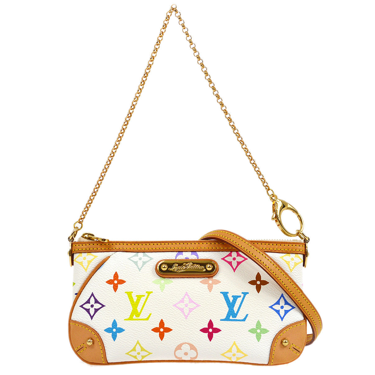 LOUIS VUITTON 2008 POCHETTE MILLA MM 2WAY M60096