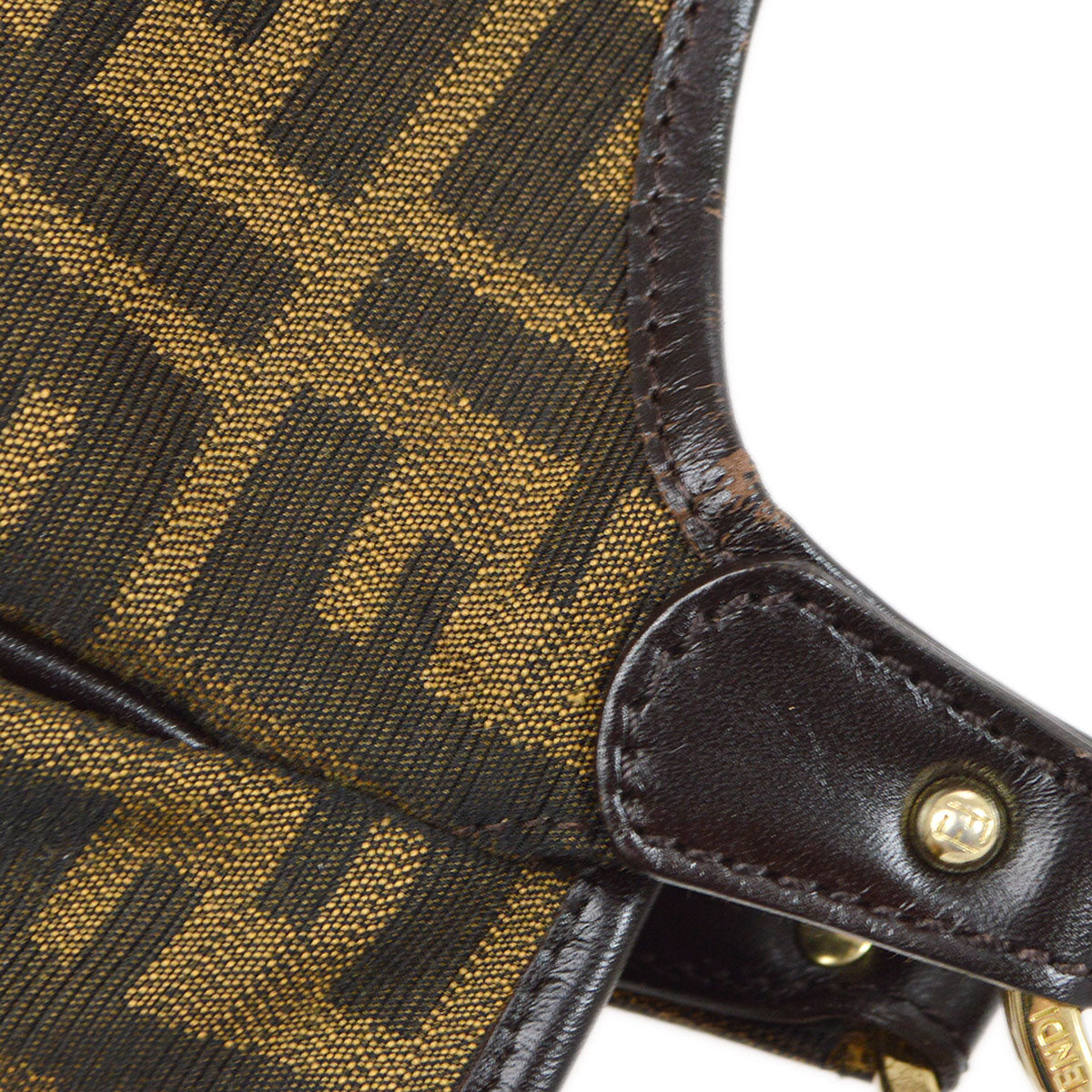FENDI 2000s Zucca Tote Bag Brown