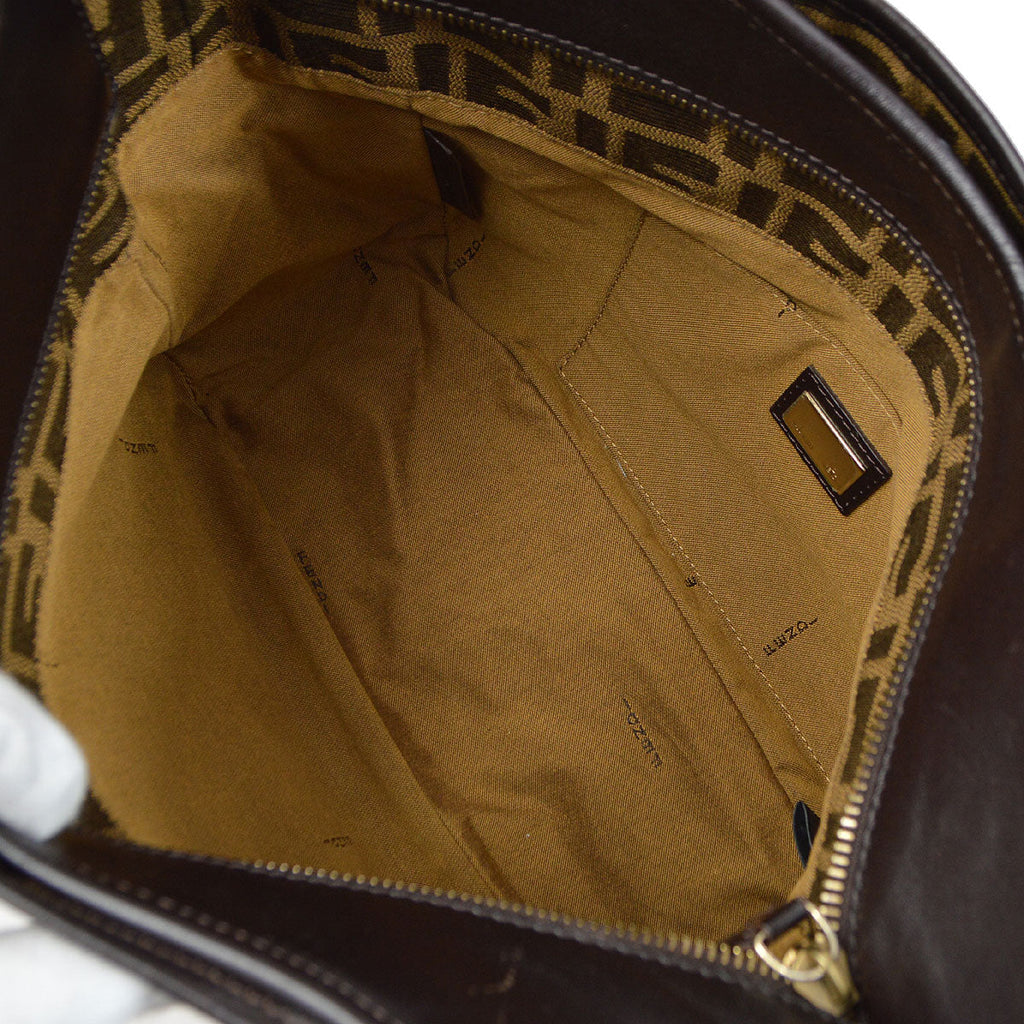 FENDI 2000s Zucca Tote Bag Brown