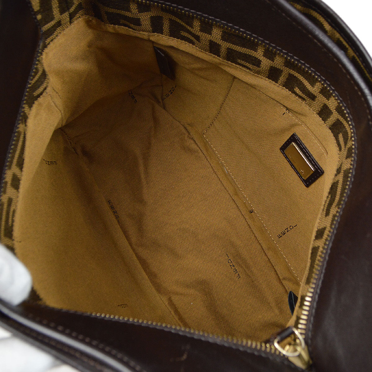 FENDI 2000s Zucca Tote Bag Brown