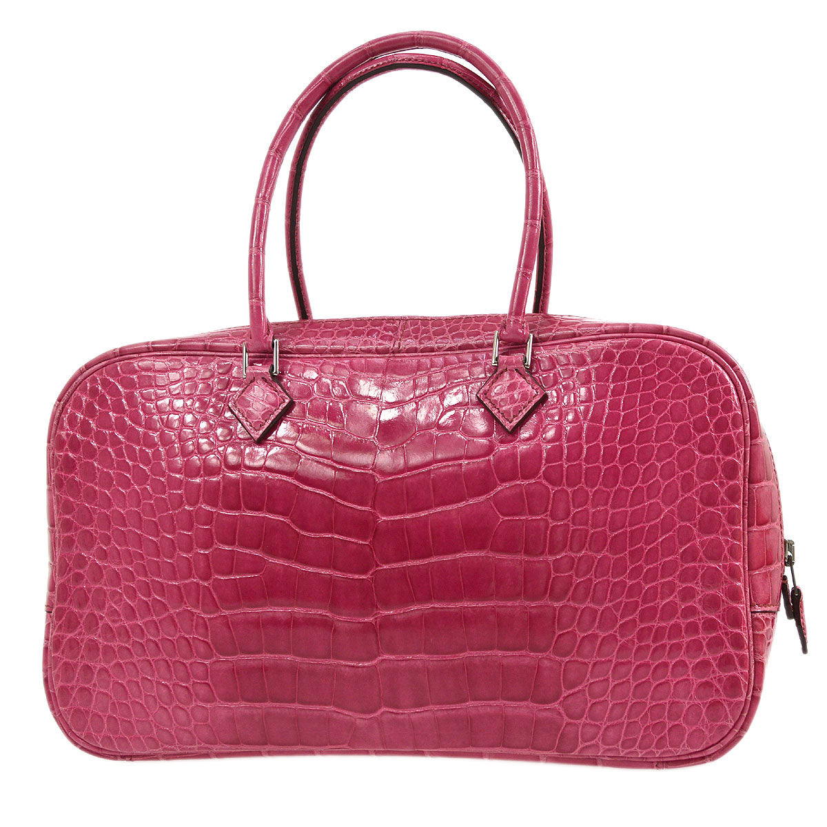 HERMES * 2006 PLUME ELAN 28 Alligator Fuchsia