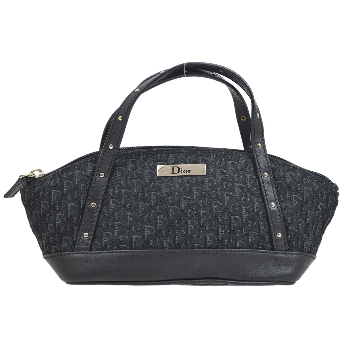 Christian Dior 2003 Street Chic Trotter Handbag Black