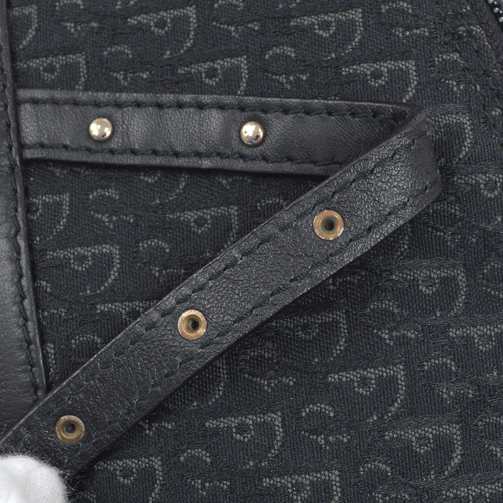 Christian Dior 2003 Street Chic Trotter Handbag Black
