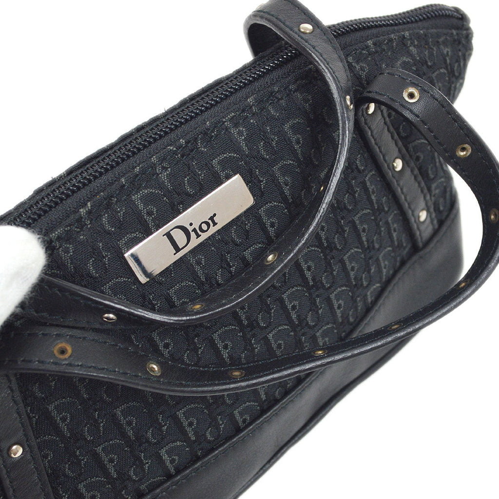 Christian Dior 2003 Street Chic Trotter Handbag Black