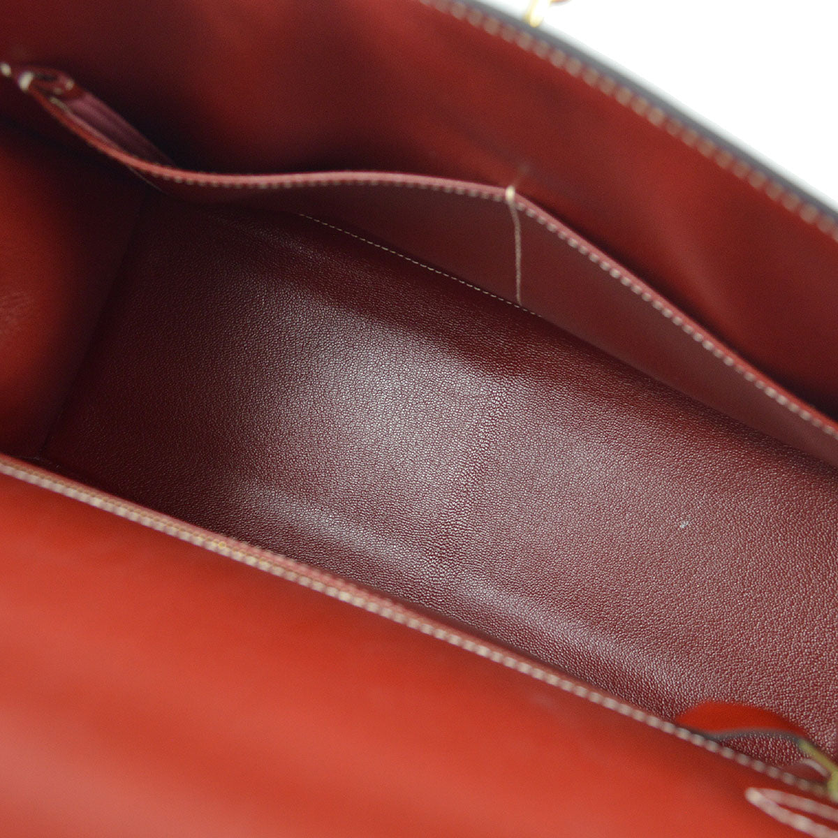 HERMES * 2001 KELLY 32 SELLIER Chamonix Rouge H