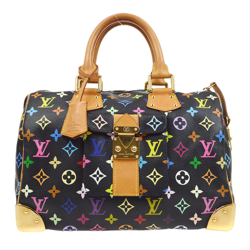 LOUIS VUITTON SPEEDY 30 HANDBAG MONOGRAM MULTICOLOR