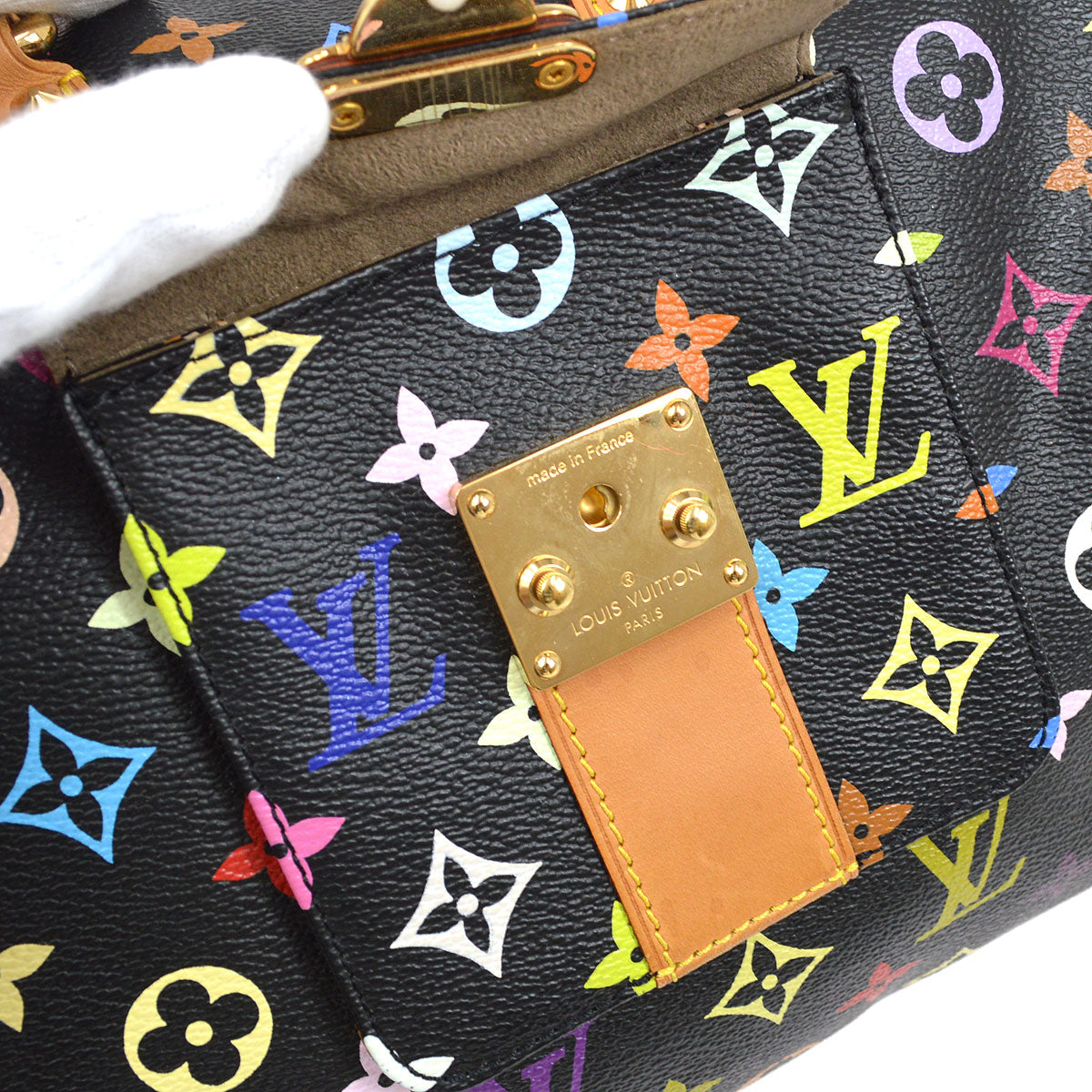 LOUIS VUITTON SPEEDY 30 HANDBAG MONOGRAM MULTICOLOR