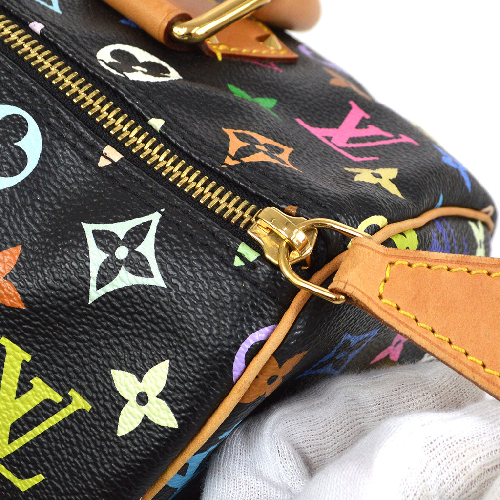 LOUIS VUITTON SPEEDY 30 HANDBAG MONOGRAM MULTICOLOR