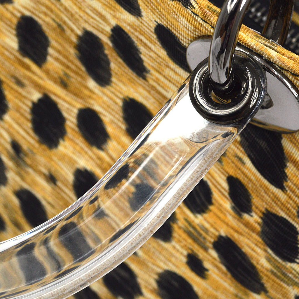 Christian Dior 1998 Cheetah Lady Dior Bag Medium