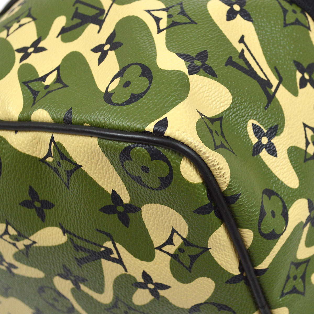 LOUIS VUITTON SPEEDY 35 HANDBAG GREEN MONOGRAMOUFLAGE