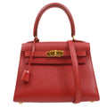 HERMES * 1999 KELLY 20 SELLIER Rouge Vif Courchevel