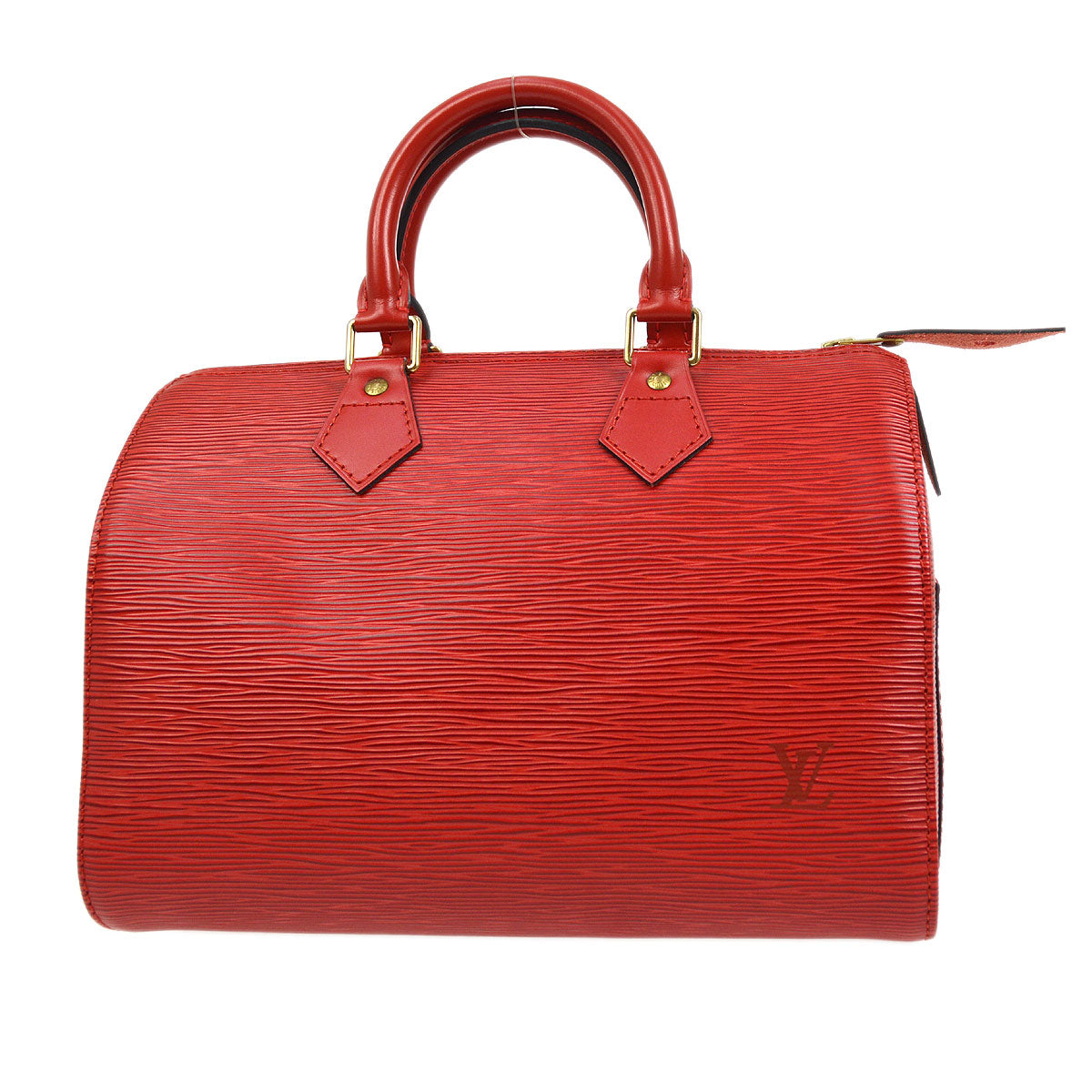 LOUIS VUITTON SPEEDY 25 HANDBAG RED EPI
