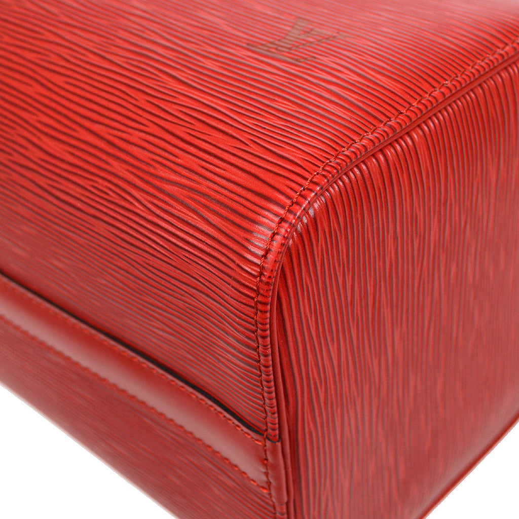 LOUIS VUITTON SPEEDY 25 HANDBAG RED EPI