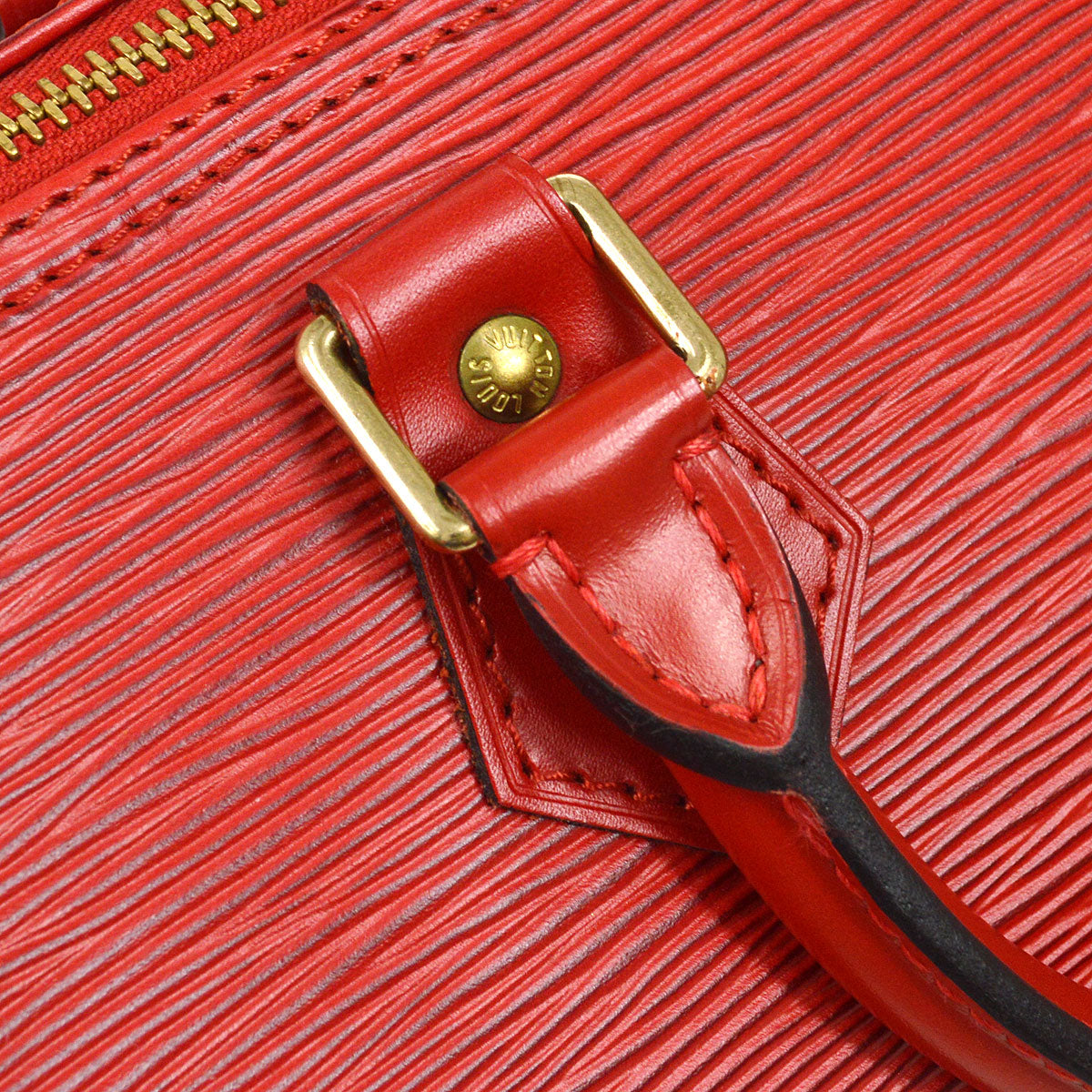 LOUIS VUITTON SPEEDY 25 HANDBAG RED EPI