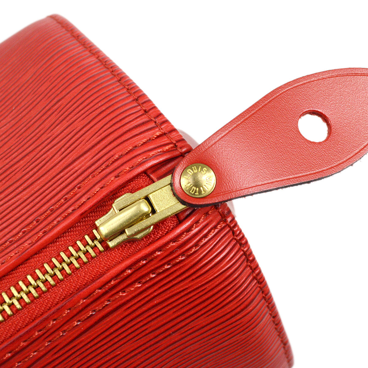 LOUIS VUITTON SPEEDY 25 HANDBAG RED EPI