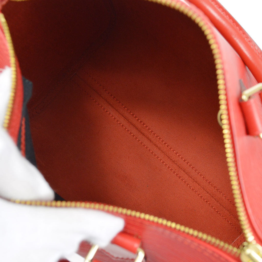 LOUIS VUITTON SPEEDY 25 HANDBAG RED EPI