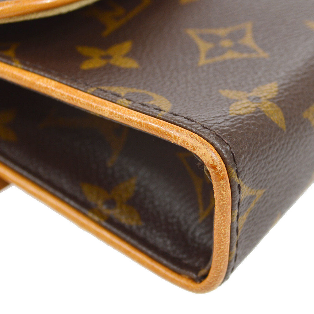 LOUIS VUITTON 2003 POCHETTE FLORENTINE #XS M51855
