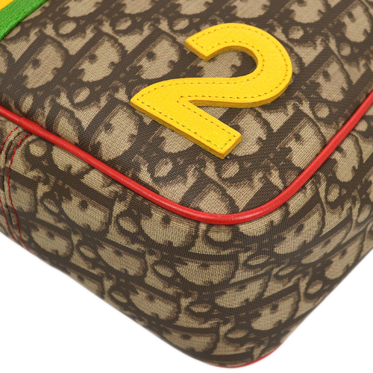 Christian Dior 2001 Rasta Trotter Shoulder Bag