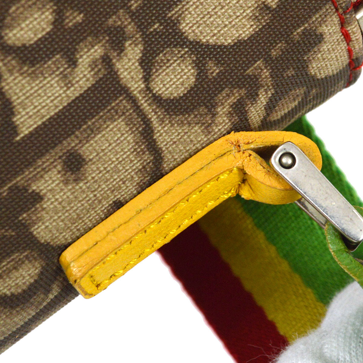 Christian Dior 2001 Rasta Trotter Shoulder Bag