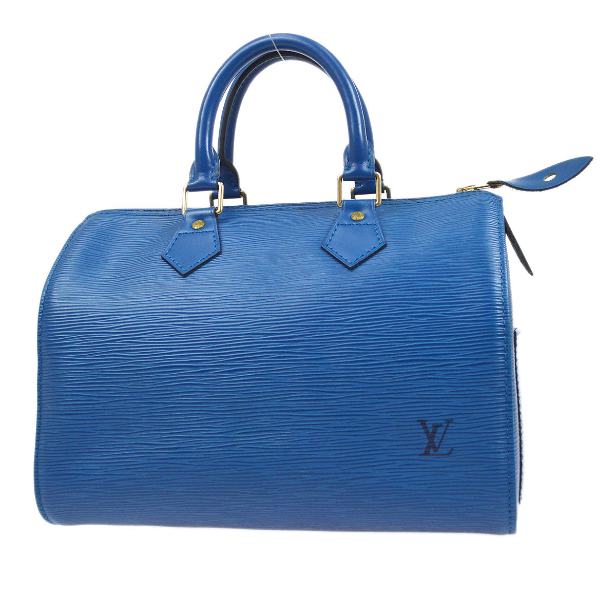 LOUIS VUITTON SPEEDY 25 HANDBAG TOLEDO BLUE EPI