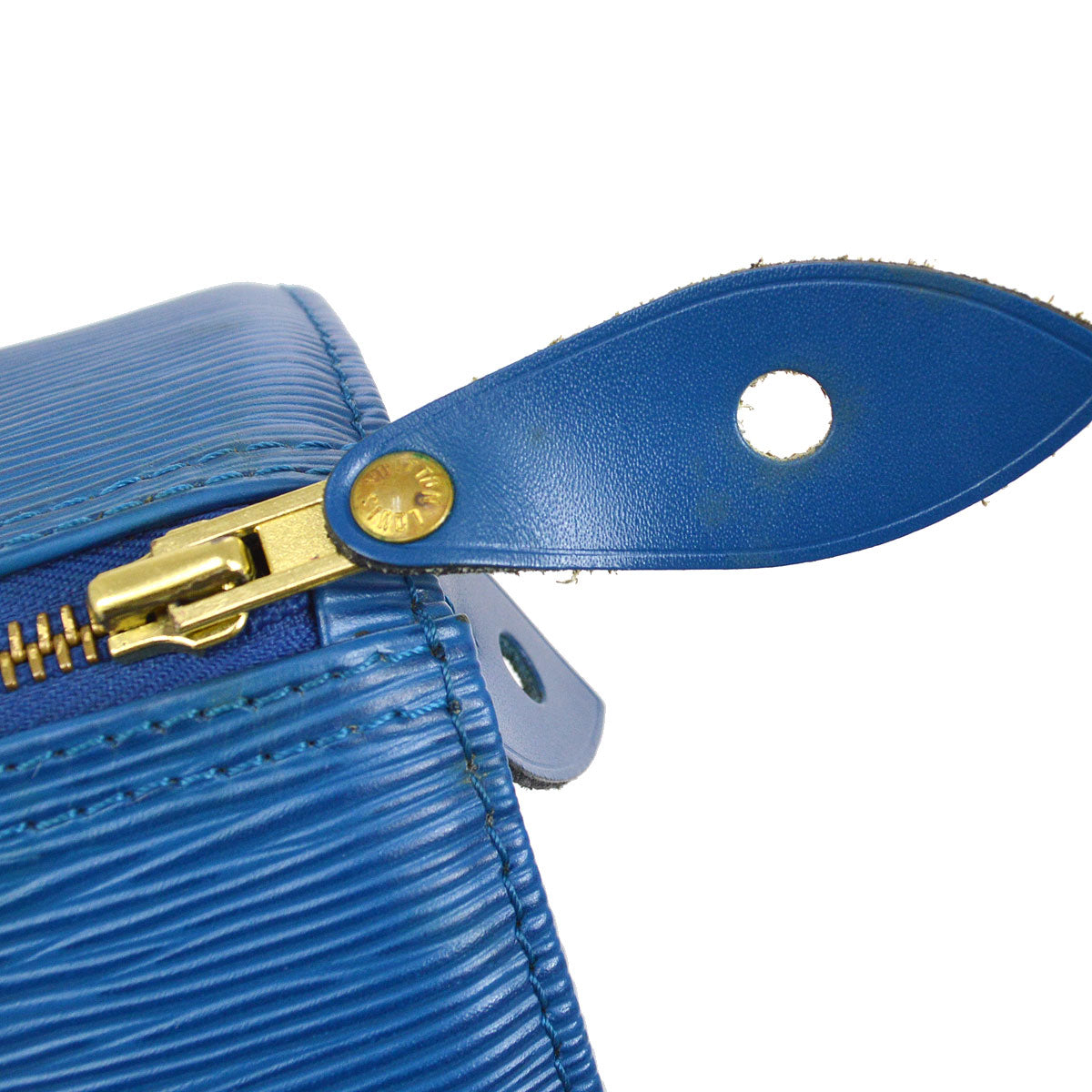 LOUIS VUITTON SPEEDY 25 HANDBAG TOLEDO BLUE EPI