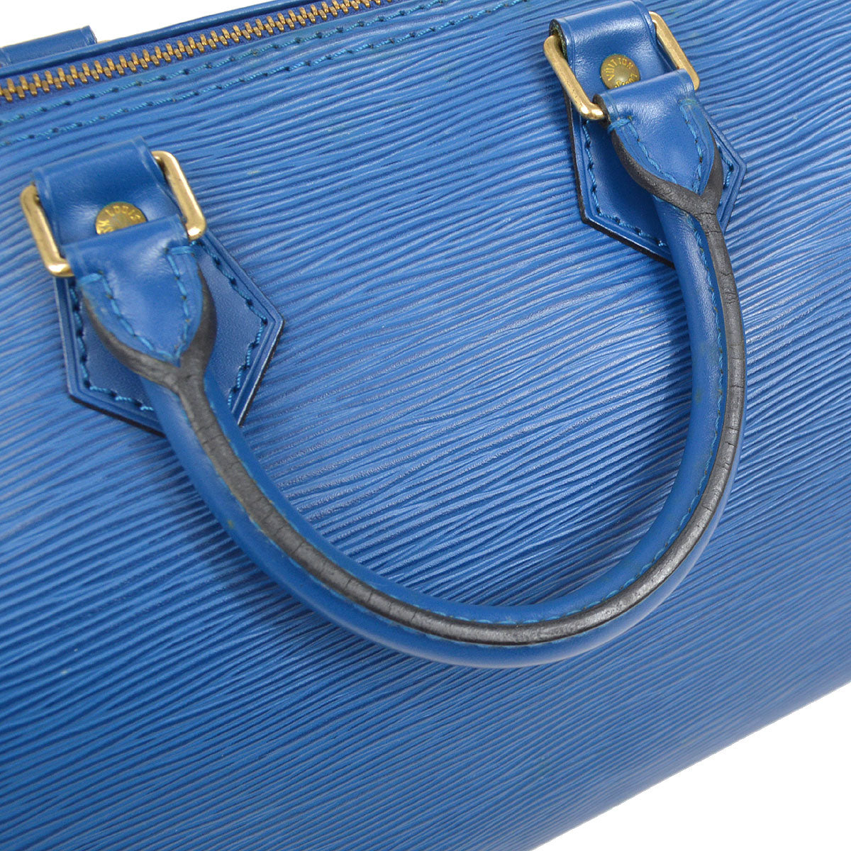 LOUIS VUITTON SPEEDY 25 HANDBAG TOLEDO BLUE EPI