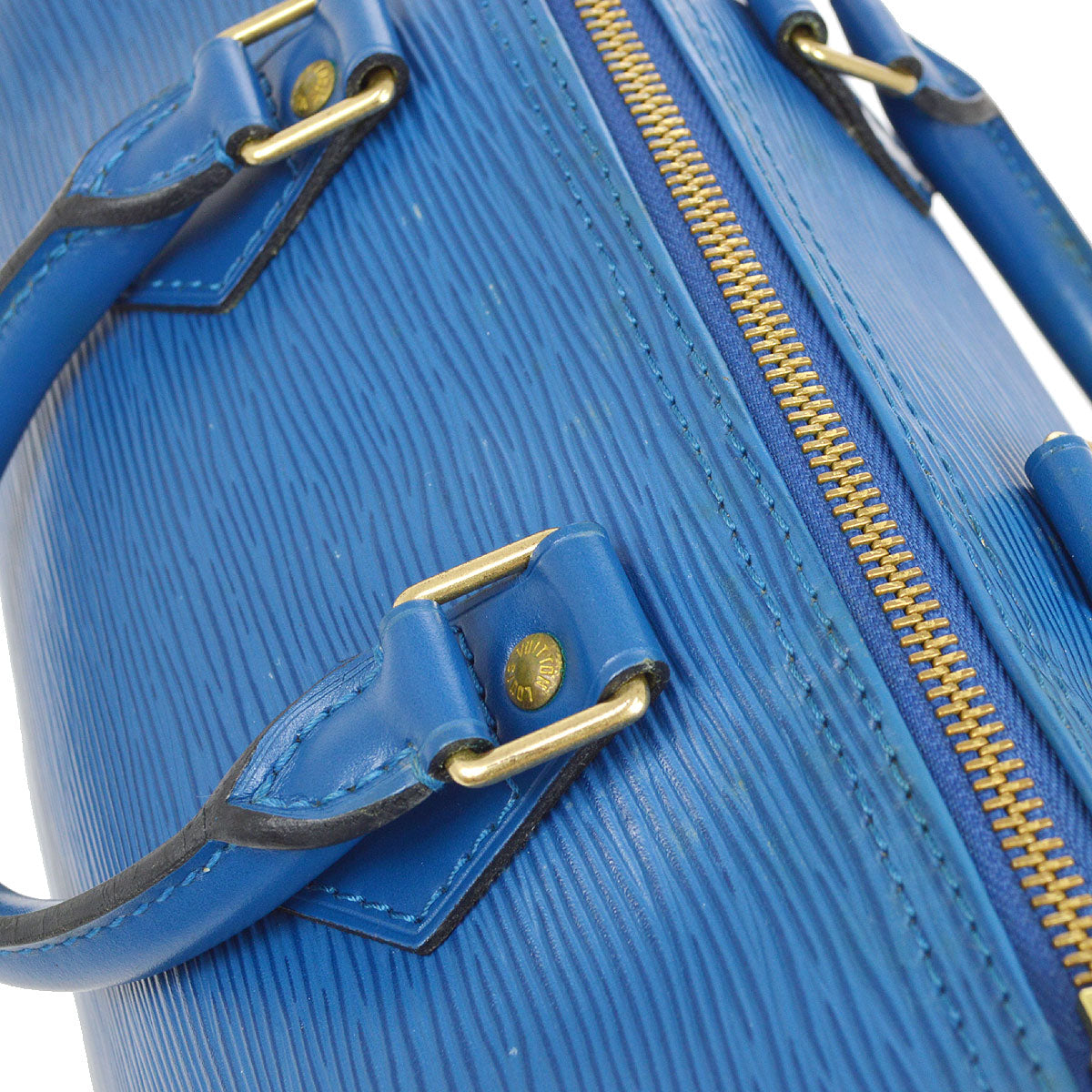 LOUIS VUITTON SPEEDY 25 HANDBAG TOLEDO BLUE EPI