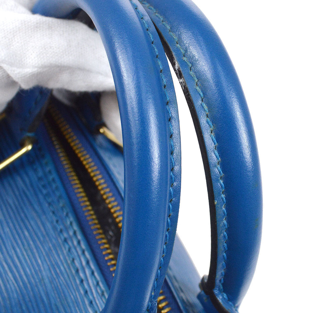 LOUIS VUITTON SPEEDY 25 HANDBAG TOLEDO BLUE EPI