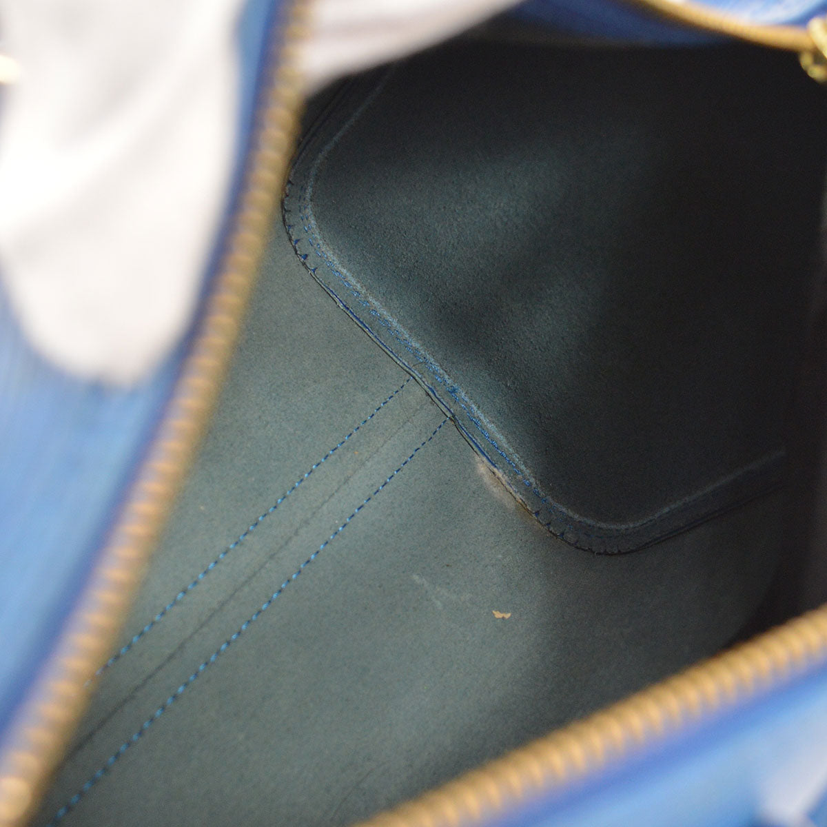 LOUIS VUITTON SPEEDY 25 HANDBAG TOLEDO BLUE EPI