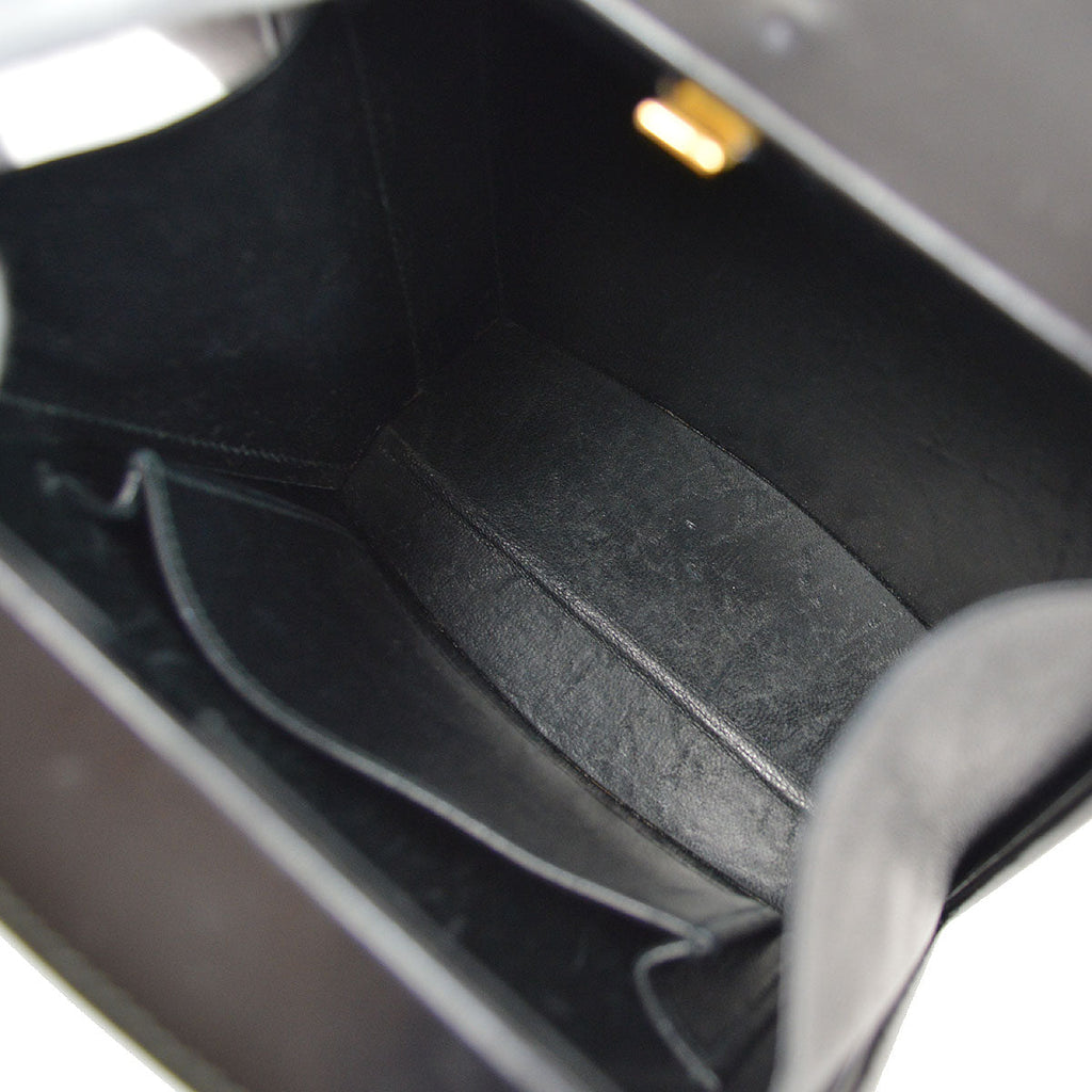 HERMES 1993 CADENA KELLY MINI Black Box calf