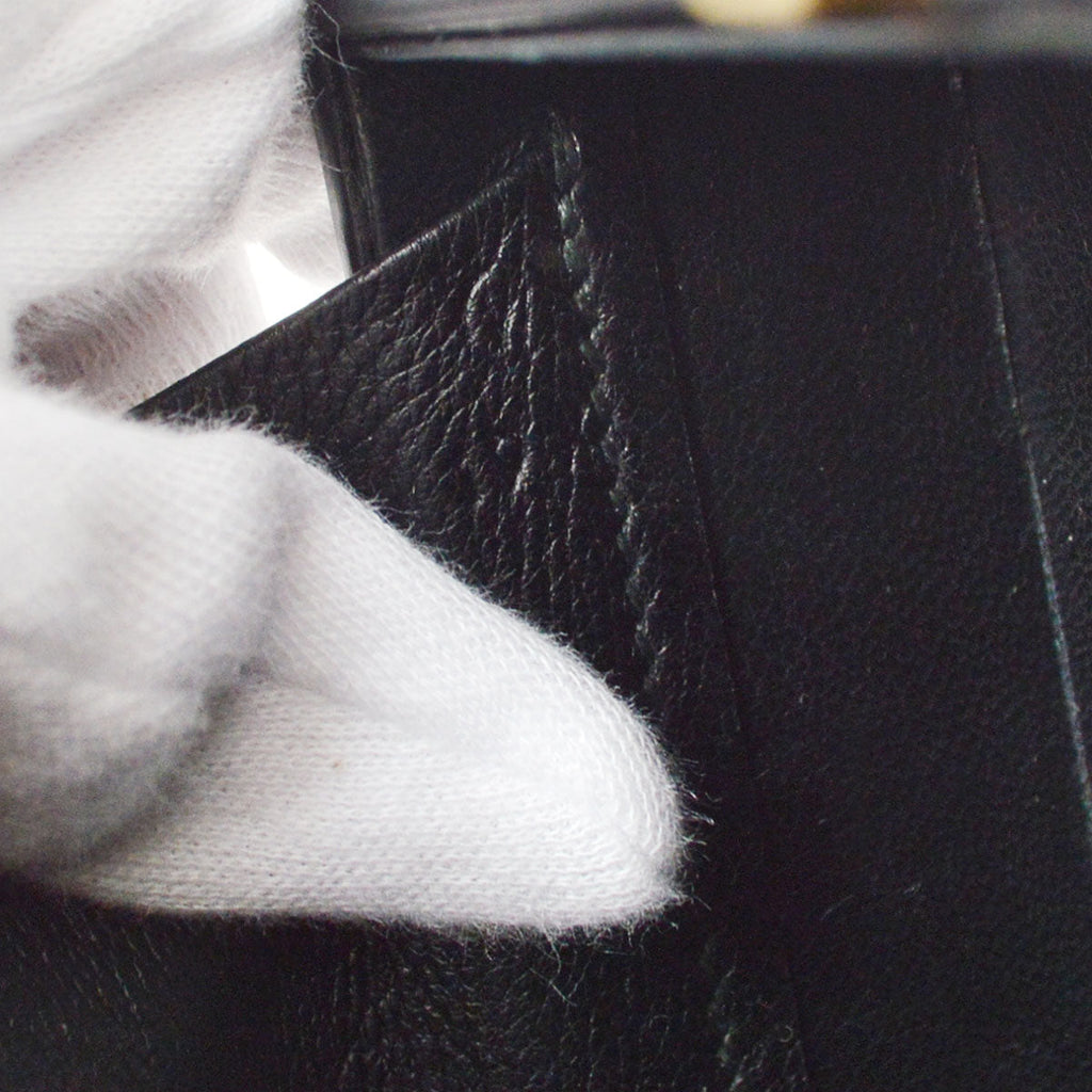 HERMES 1993 CADENA KELLY MINI Black Box calf