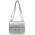 HERMES 2004 CONSTANCE 18 Silver Chevre