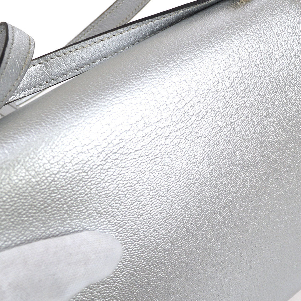 HERMES 2004 CONSTANCE 18 Silver Chevre