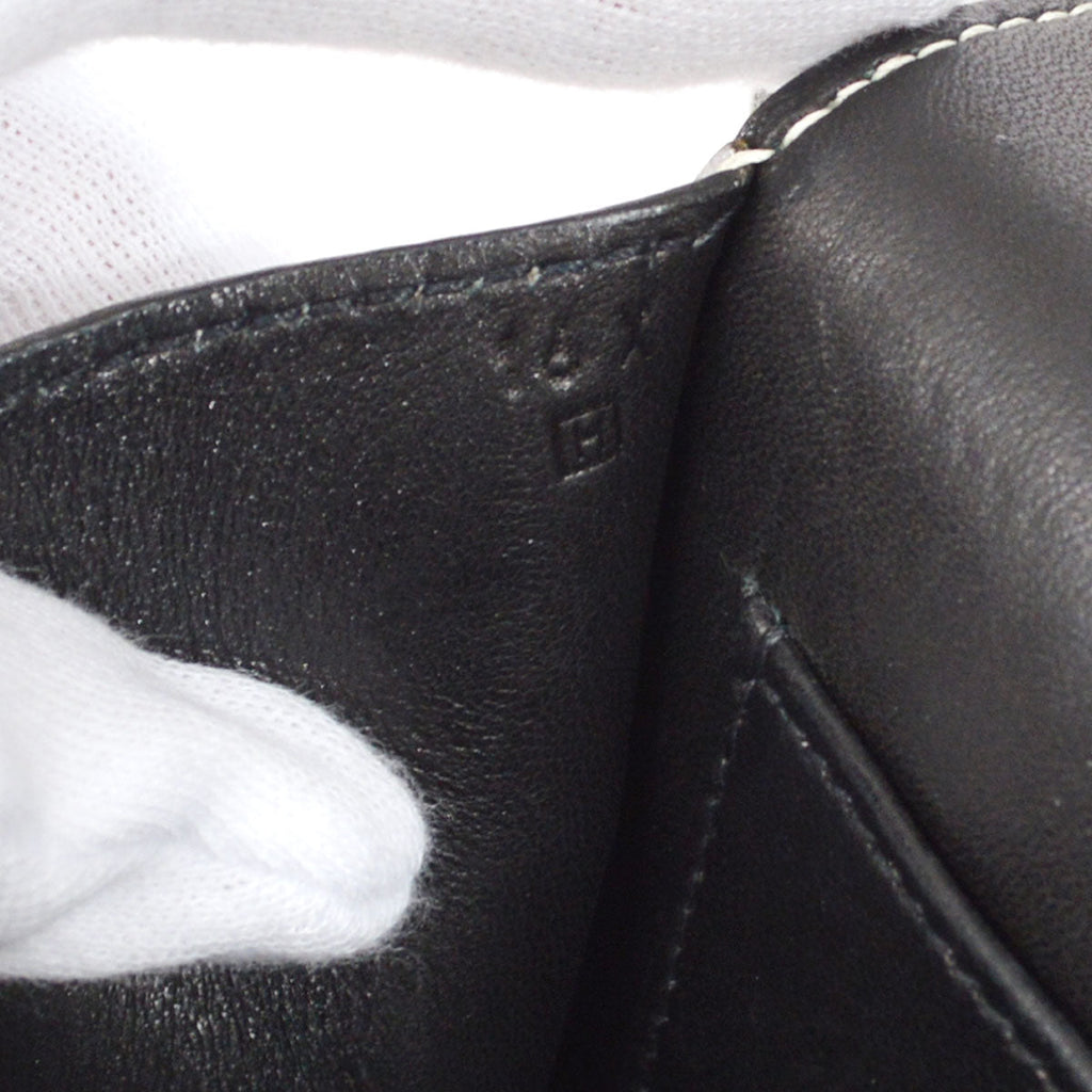 HERMES 2004 CONSTANCE 18 Silver Chevre