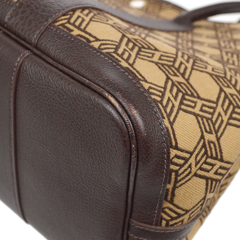 HERMES 2007 GARDEN PARTY 36 Toile So H Buffalo Brown