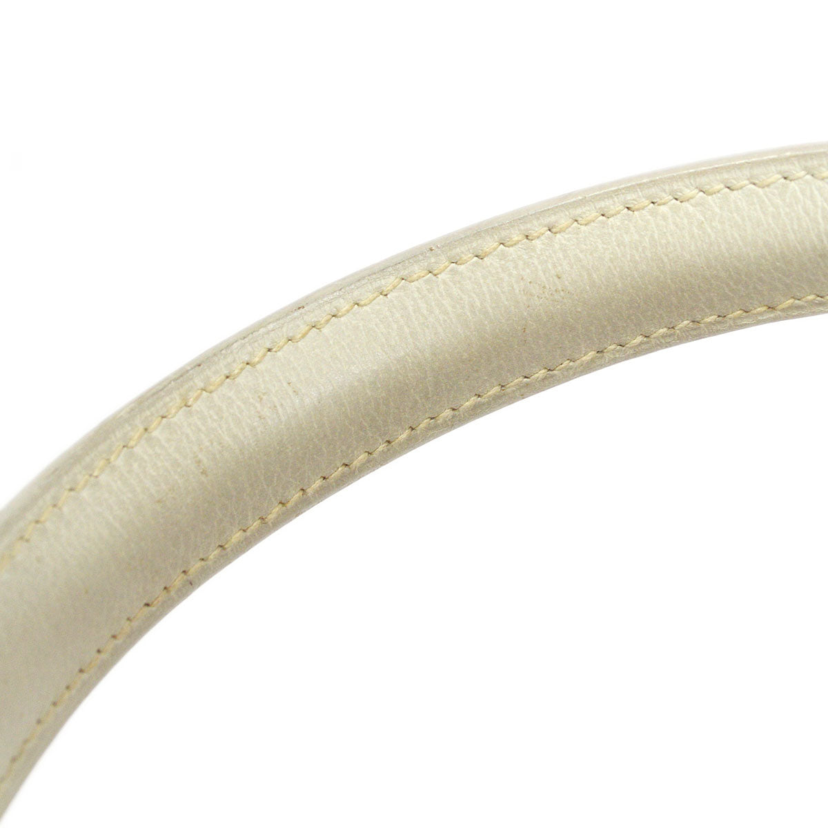 HERMES 1997 KELLY 32 RETOURNE White Veau Graine