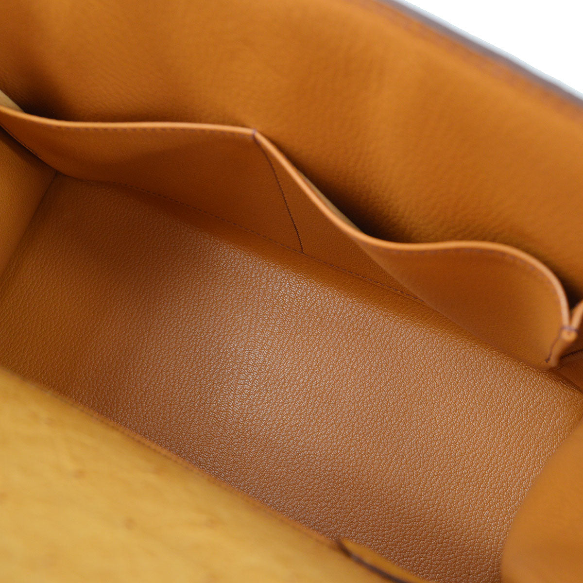 HERMES * 2005 KELLY 28 SELLIER Chestnut Ostrich