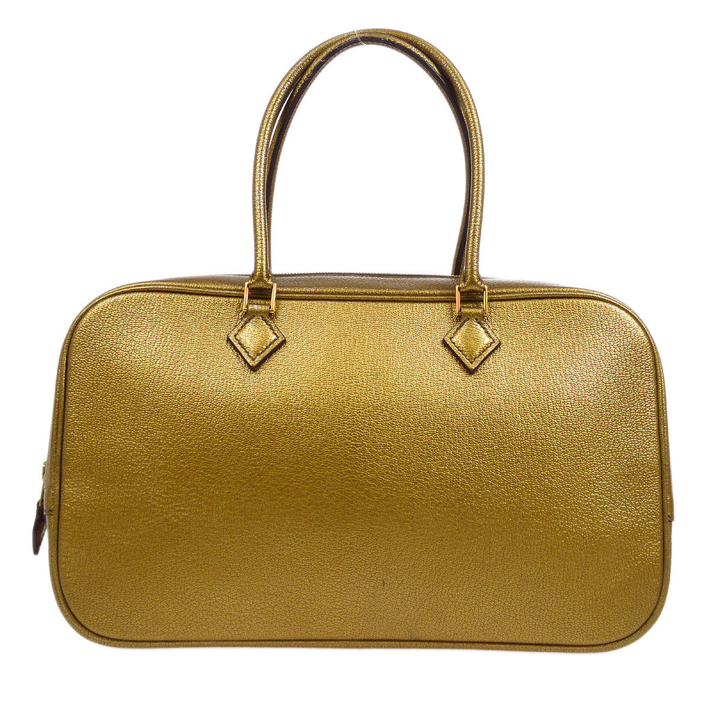 HERMES 2005 PLUME HERRAND 28 Gold Chevre