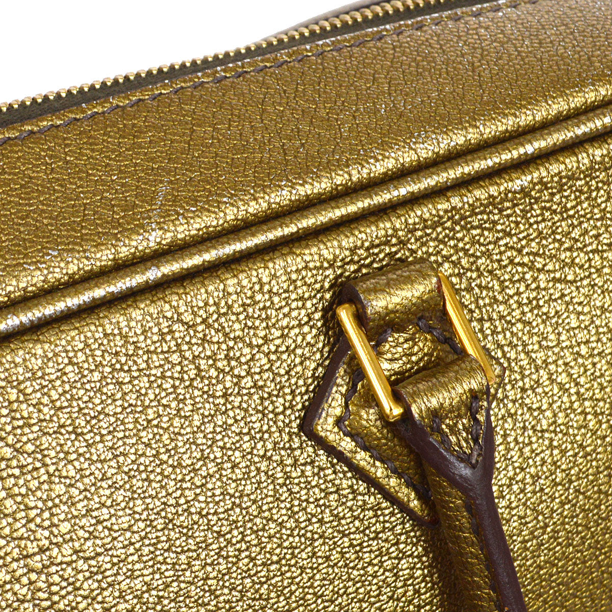 HERMES 2005 PLUME HERRAND 28 Gold Chevre