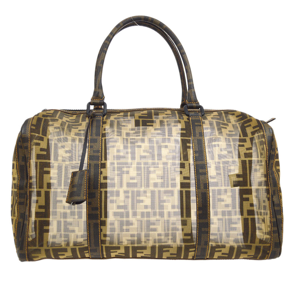 FENDI Zucca Boston 40